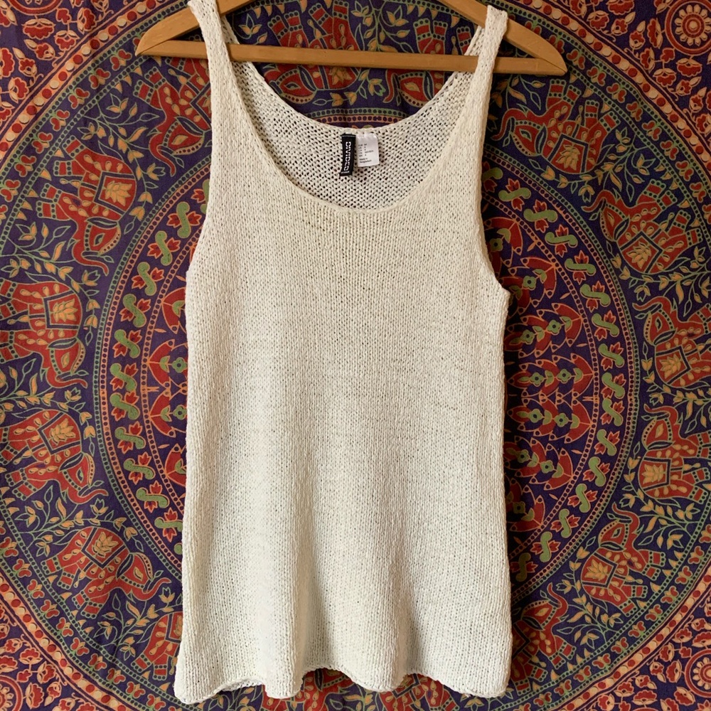 H&M Crochet Tank Top